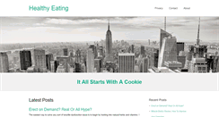 Desktop Screenshot of delicioushealthycookies.com